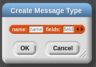 Create new message type menu